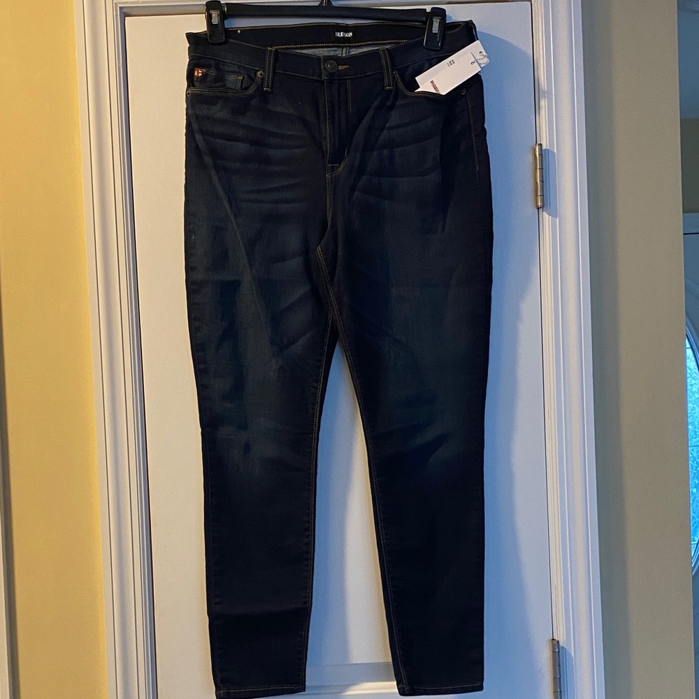 Hudson Very Stretchy Dark Denim Jeans New With Tags
